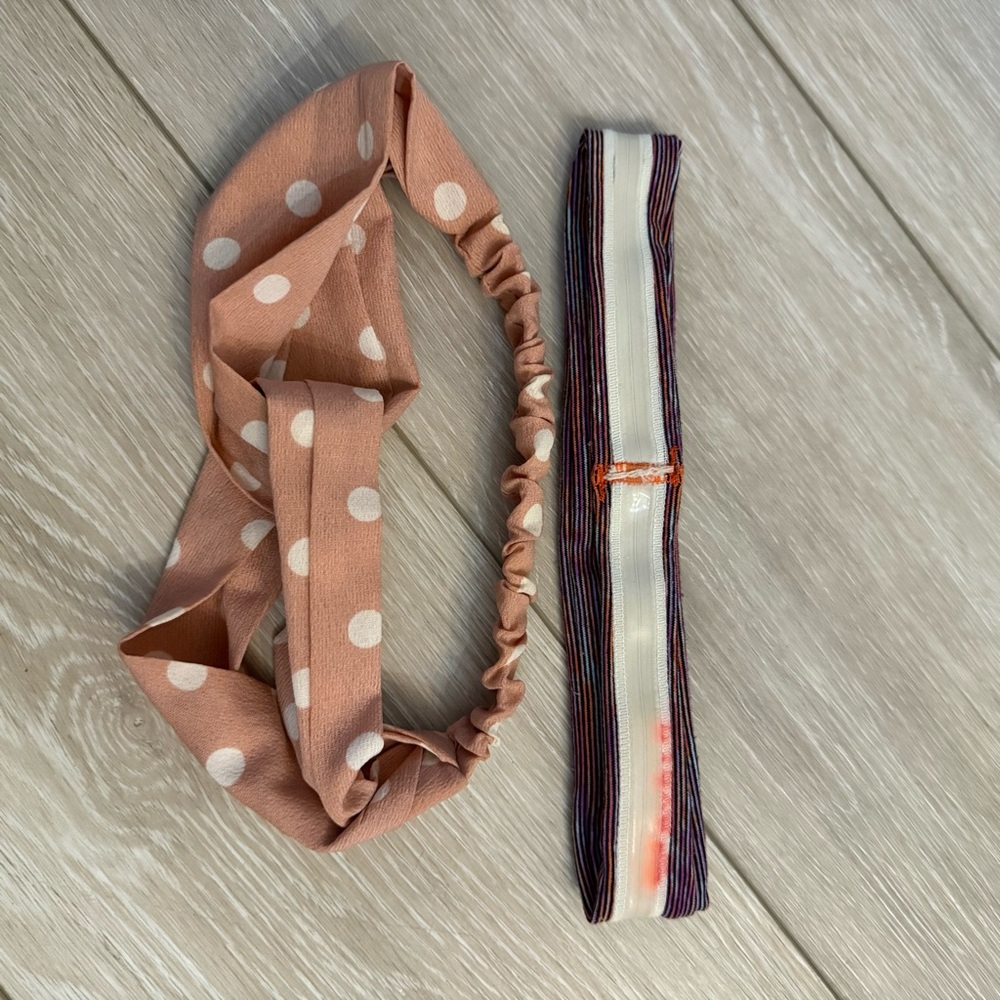 lululemon athletica‎ Striped and Polka Dot Headband Set accessories workout - Picture 4 of 5